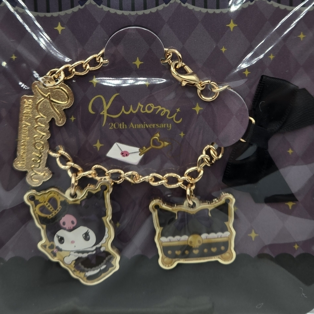 Sanrio Kuromi 20th Anniversary Fantasy Castle Keychain Bag charm Chain - Picture 3 of 6